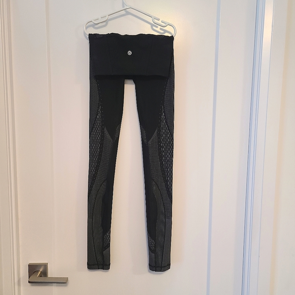 Lululemon black Leggings, Size 2.